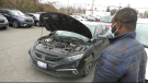 Raymond Odame-Gyimah tells CTV News Ottawa a dealership told him it will cost $6,000 to fix his motor after a fuel mix-up at a Barrhaven Petro Canada. (Jeremie Charron/CTV News Ottawa)