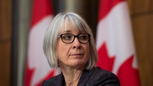 Minister of Health Patty Hajdu participates in a news conference on the COVID-19 pandemic in Ottawa, on Friday, Nov. 20, 2020. THE CANADIAN PRESS/Justin Tang
