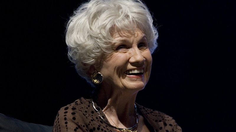 Alice Munro attends the opening night of the International Festival of Authors in Toronto on Wednesday, Oct. 21, 2009. (Chris Young / THE CANADIAN PRESS)