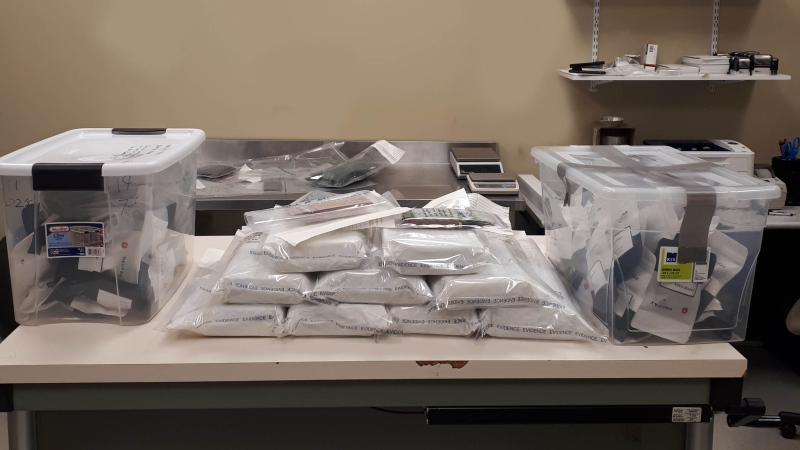 A 31-year-old man from Porters Lake, Nova Scotia is facing several drug charges after police seized approximately $1-million worth of cocaine from a vehicle after a highway stop on Thursday. (Photo via Halifax Regional Police).