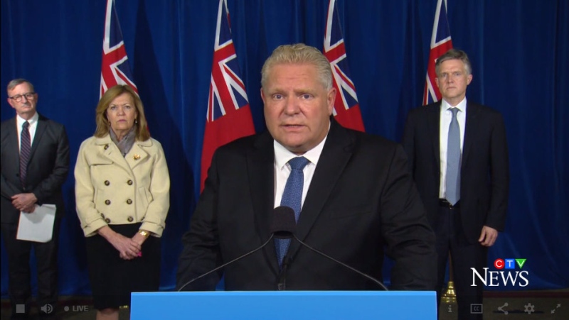 Ontario Premier Doug Ford on Nov. 20, 2020. (CTV News)