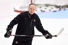 Canada's head coach Dave Lowry during practice at the IIHF World Junior Championship in Helsinki, Finland, on Wednesday, December 30, 2015. THE CANADIAN PRESS/Sean Kilpatrick