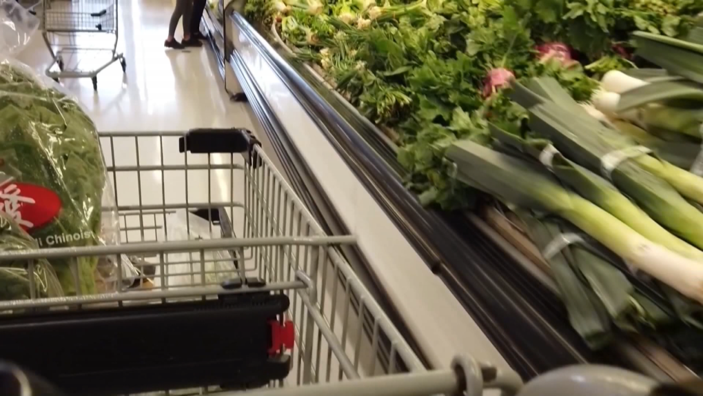 Grocery store cart