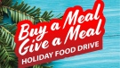 Buy a Meal, Give a Meal initiative poster. (source Serbian Centre Windsor/Facebook)