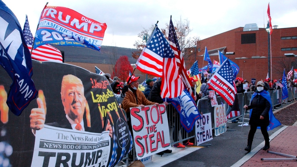 Trump supporters in Williamsport, Pa.