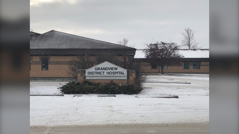 The Grandview District Hospital is pictured on Thursday, Nov. 26, 2020. (Alison MacKinnon/CTV News)