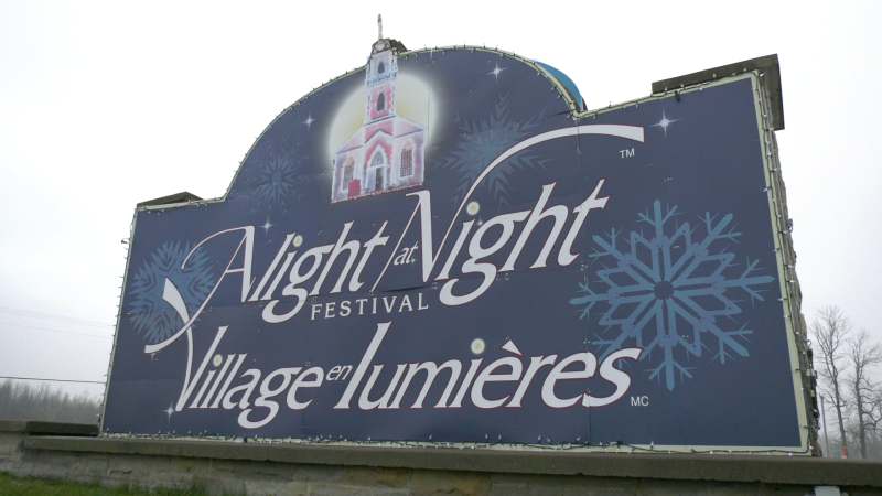 Alight at Night at Upper Canada Village opens on Friday, Nov. 27. (Nate Vandermeer/CTV News Ottawa)