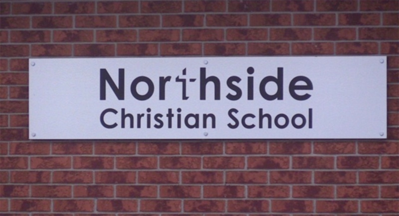 Northside Christian School in Listowel, Ont. is seen Thursday, Nov. 26, 2020. (Scott Miller / CTV News)