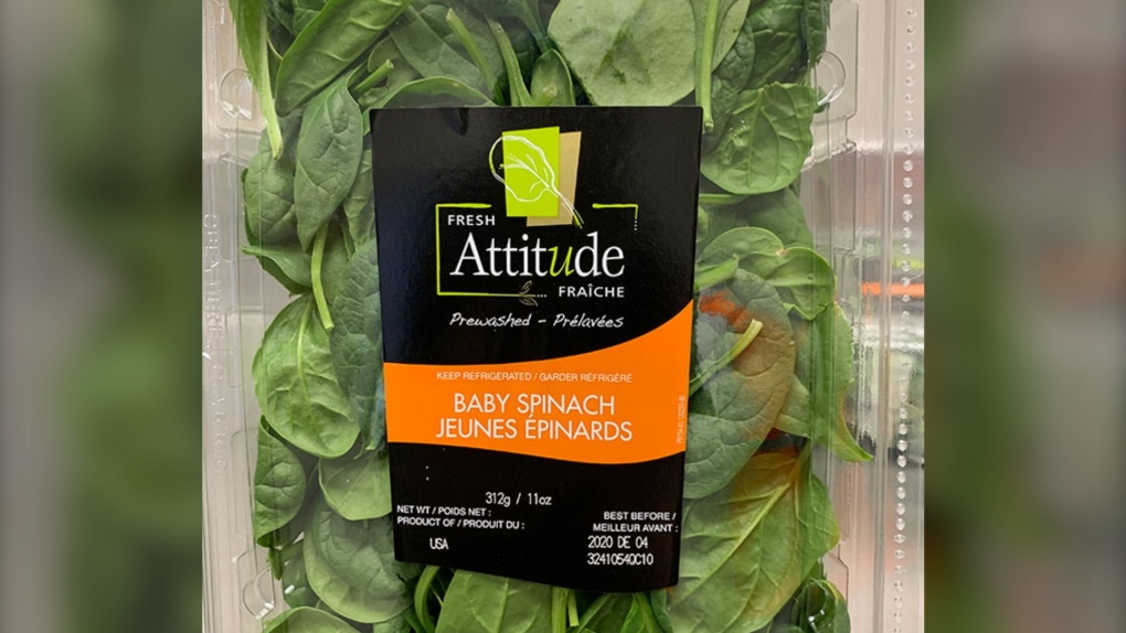 Fresh Attitude baby spinach recalled