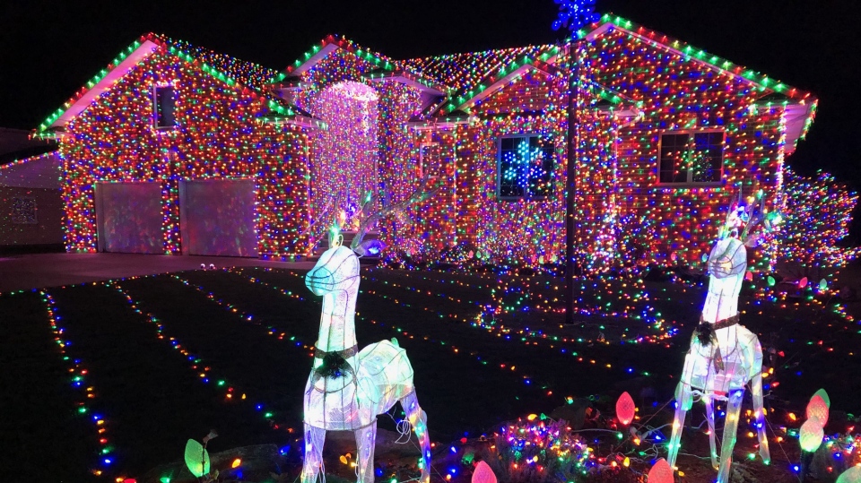 Holiday home lights up Lasalle | CTV News
