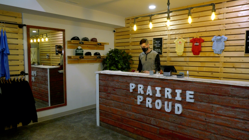 Prairie Proud, a local clothing store, is focusing its efforts on getting people to shop online rather than in-store. 