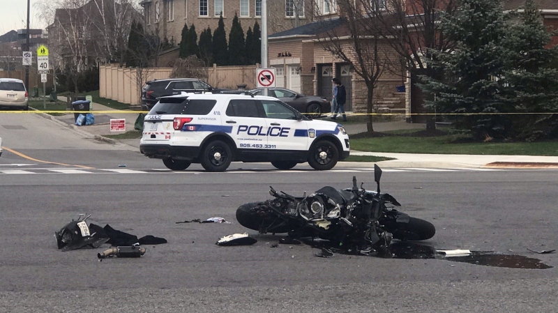 Toronto police are investigating a fatal collision in Mississauga. (CP24/Tristan Phillips)
