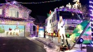 A Stony Plain home has been dubbed the "Griswold House" for it's elaborate light setup. Tuesday Dec. 01, 2020 (Sean Amato/CTV News Edmonton)