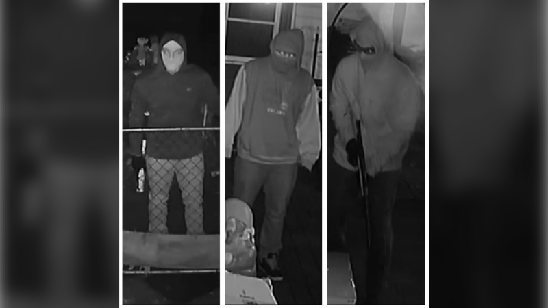 Chatham-Kent police are seeking the public's assistance in identifying these suspects. (courtesy Chatham-Kent police)