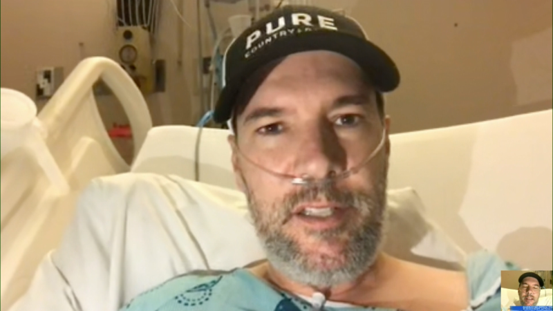 Ottawa's Pure Country 94's Jeff Hopper speaks with CTV News Ottawa from his hospital bed. 