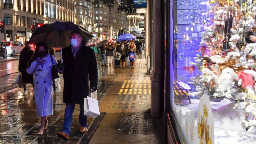 Shoppers on Regent Street in London
