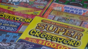 Lottery tickets are seen in this undated file photo.