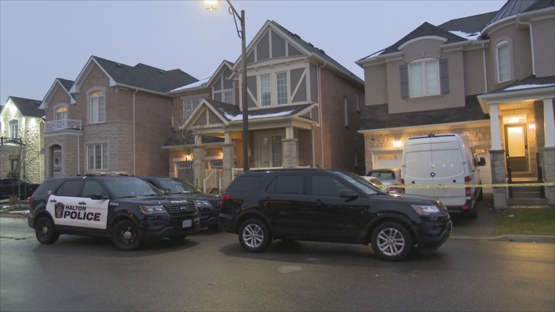 Police are investigating the deaths of two people in Milton.