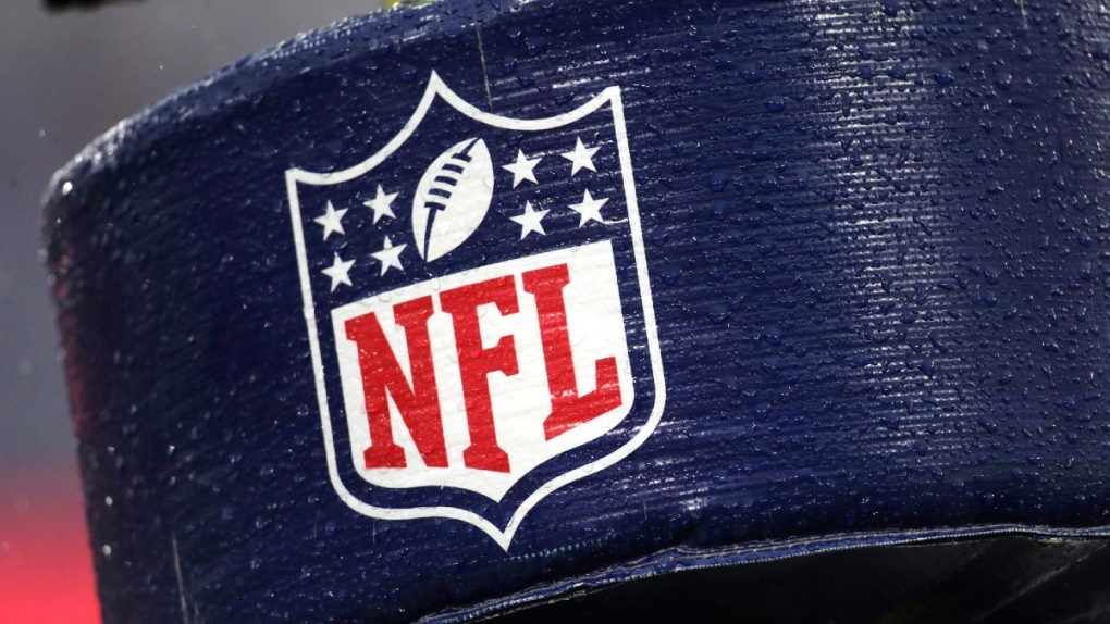NFL logo on padding