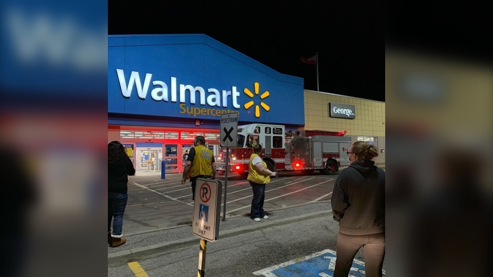 Walmart arson