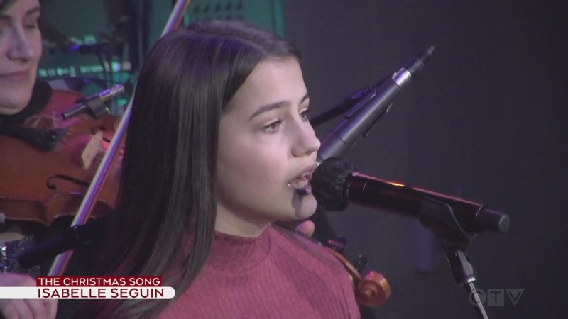 Isabelle Trudeau performs The Christmas Song