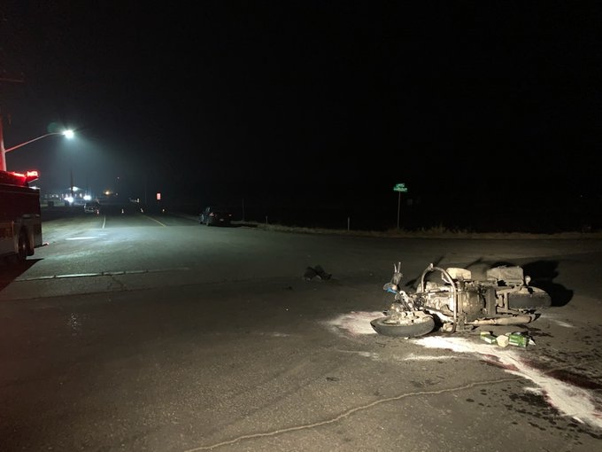 Perth OPP on scene of serious collision on Hwy 23 at Line 84. Eastbound car and southbound motorcycle collided. (Opp West Region)