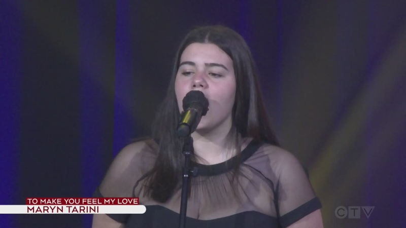 Maryn Tarini performs an Adele song