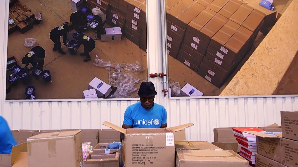UNICEF warehouse