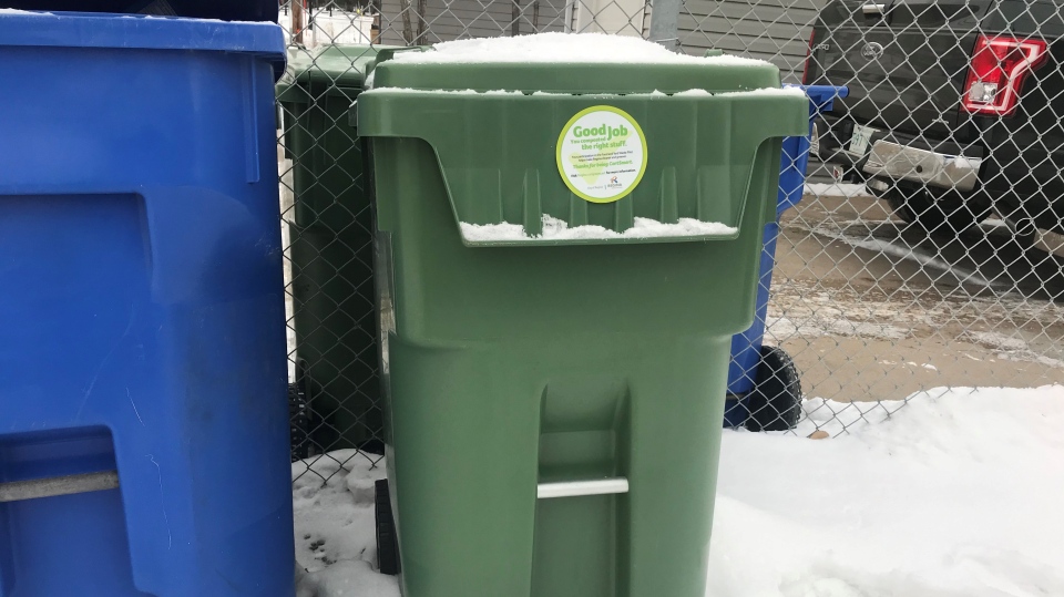 City of Regina's composting bin