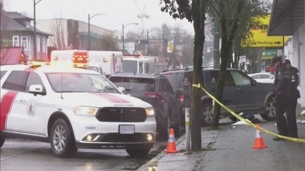 Pedestrians struck in Vancouver crash