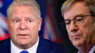 Ontario Premier Doug Ford (left) and Ottawa Mayor Jim Watson. (File image)