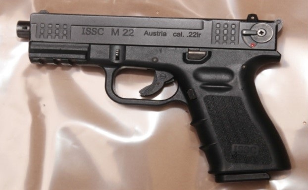 A handgun Ottawa police say was seized in the ByWard Market on Tues. Dec. 22, 2020. (Photo provided by the Ottawa Police Service)