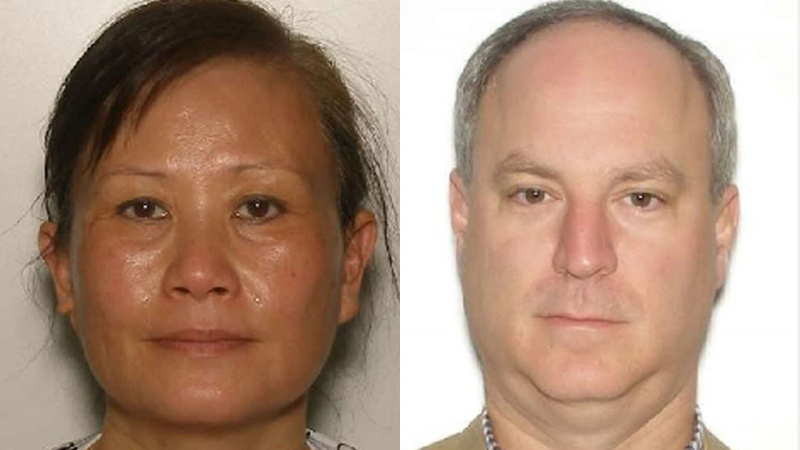 Anh Thu Chiem is seen on the left and Scott Rosen is seen on the right of this composite image. (Toronto Police Service)