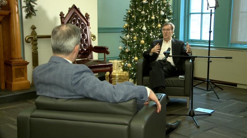 Mayor Jim Watson told CTV's Graham Richardson in a year-end interview he's 'bullish' on downtown Ottawa's economic prospects in 2021.