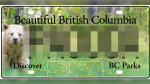 ICBC's 'Kermode bear' licence plate is shown. 