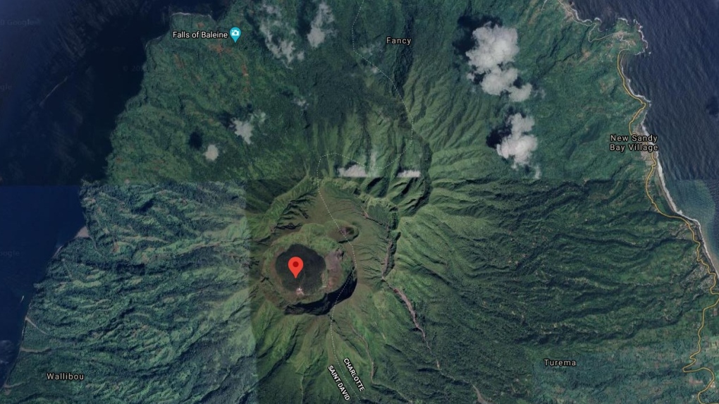 La Soufriere volcano
