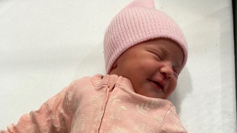 Baby Girl Gabriel, the first baby born in London, Ont. on Jan. 1, 2021. (Supplied)