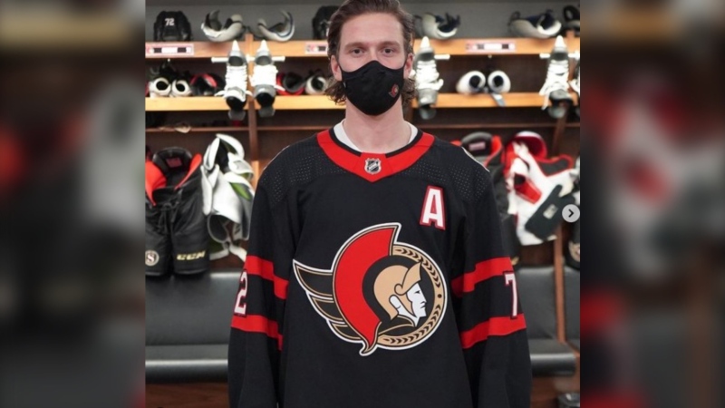 Thomas Chabot was named one of three Ottawa Senators alternate captains for the upcoming season. (Photo courtesy: Instagram/Senators)