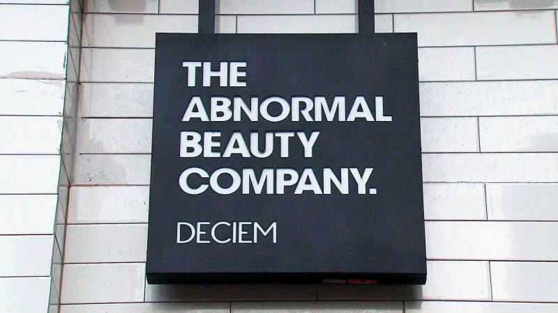 The logo for beauty company DECIEM is seen in this undated file photo. (File)
