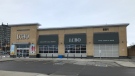 A man fired a rifle while attempting to steal alcohol from an LCBO in west London on Tuesday, Jan. 5, 2021. (Sean Irvine / CTV London)