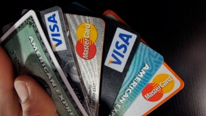 In this file photo, consumer credit cards are pictured. (AP Photo/Elise Amendola, File)