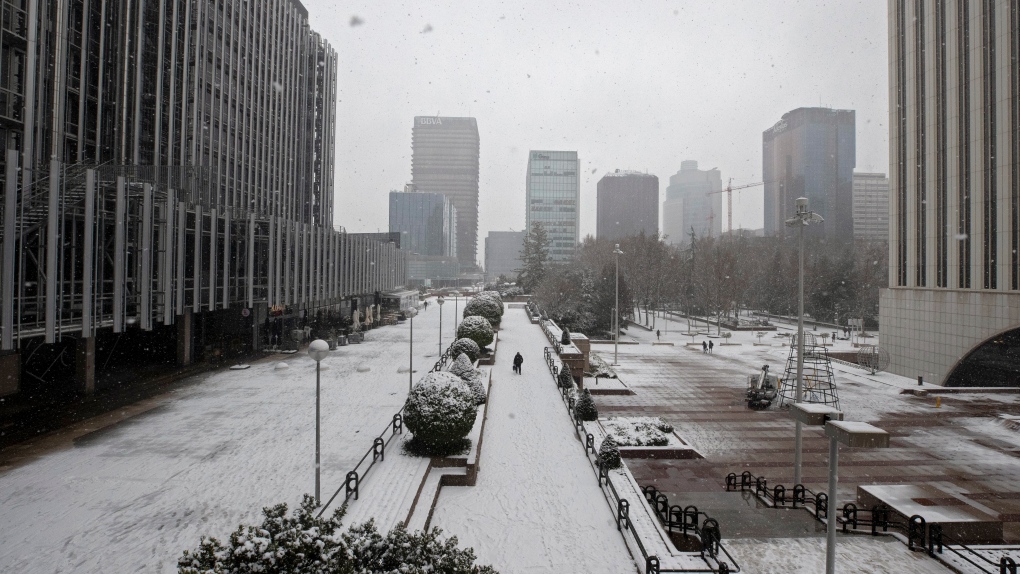 Storm Filomena Blankets Spain With Snow Disrupts Traffic Ctv News