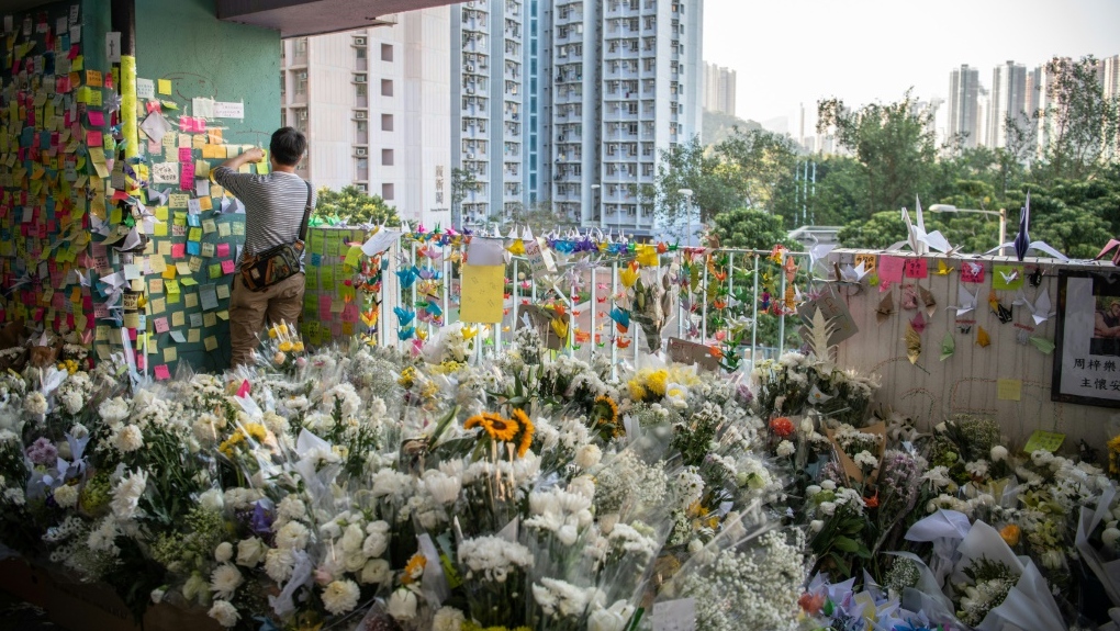 Hong Kong protest death