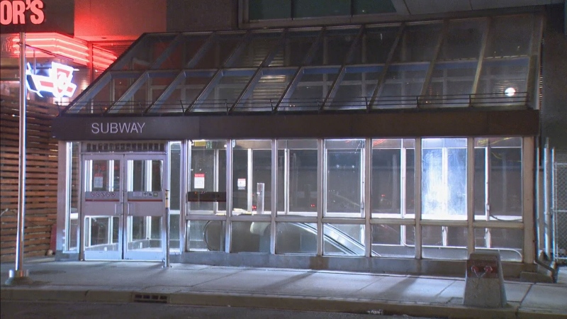Police are investigating a hammer attack at Bloor station.