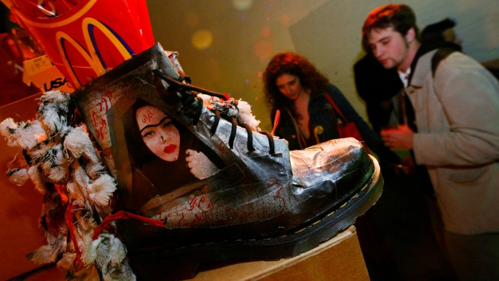 A New York exhibition of Dr. Martens boots in 2014