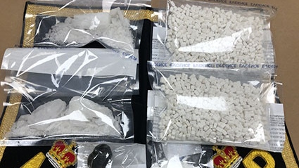 A Summerside, P.E.I. man is facing several charges including drug trafficking, after a vehicle was stopped in Borden-Carleton, P.E.I. on Sunday. (Photo: P.E.I. RCMP)