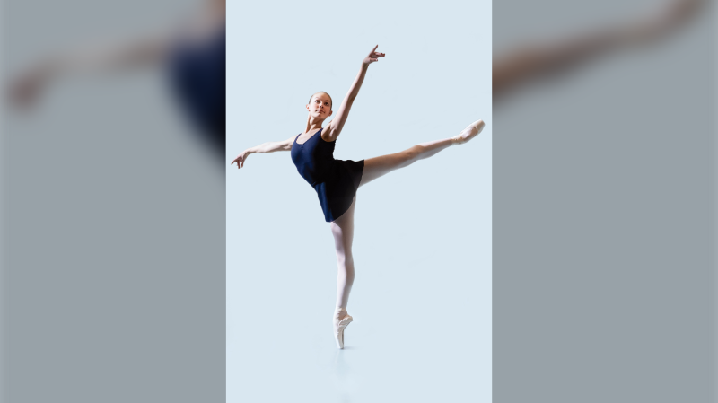 Ballet student. (courtesy Royal Winnipeg Ballet) 