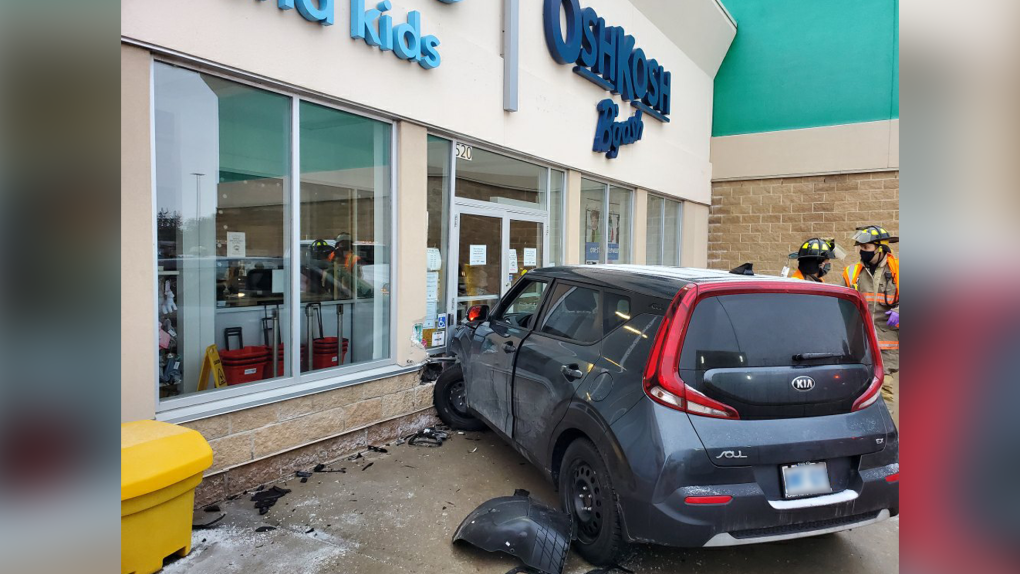 SUV crashes into Orillia store