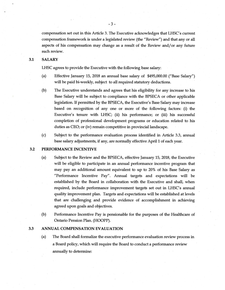 Dr. Paul Woods Contract Page 4