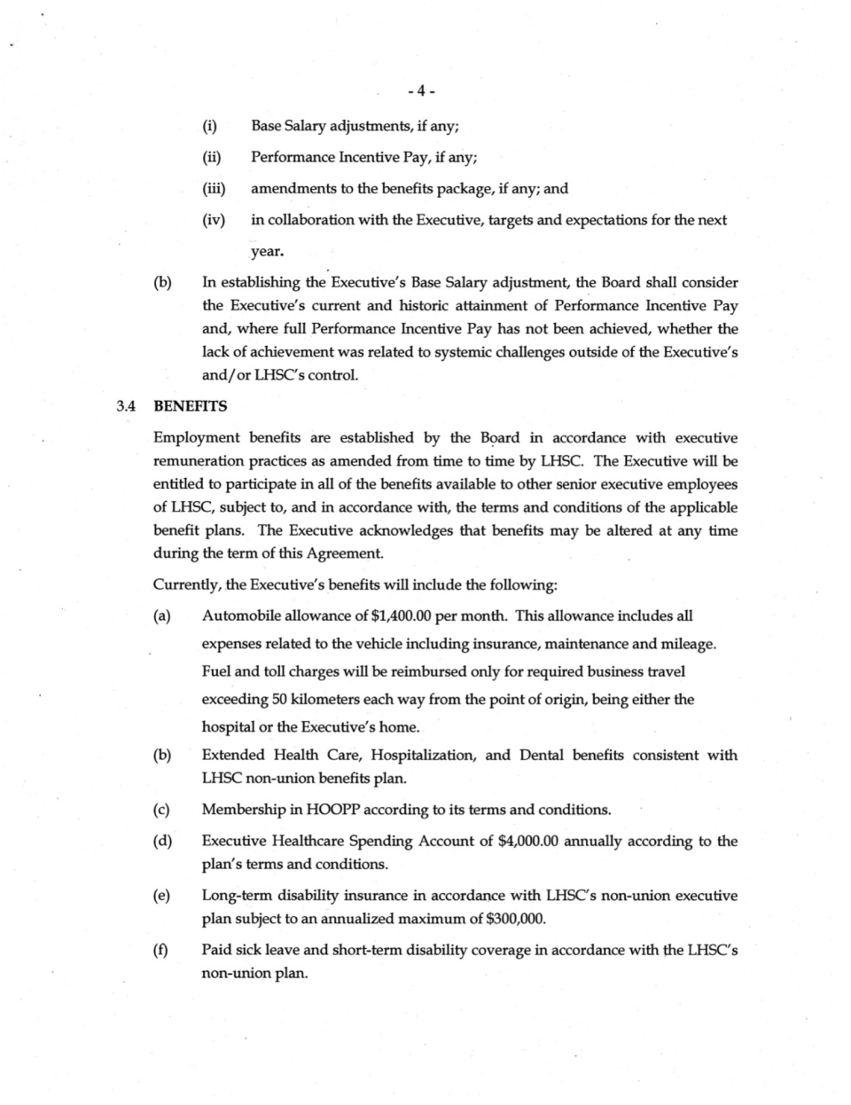 Dr. Paul Woods Contract Page 5